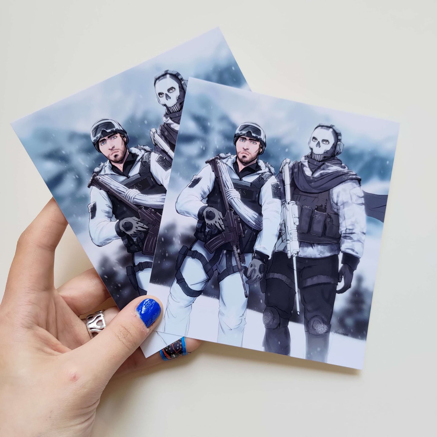Winter Boys  - Art Print