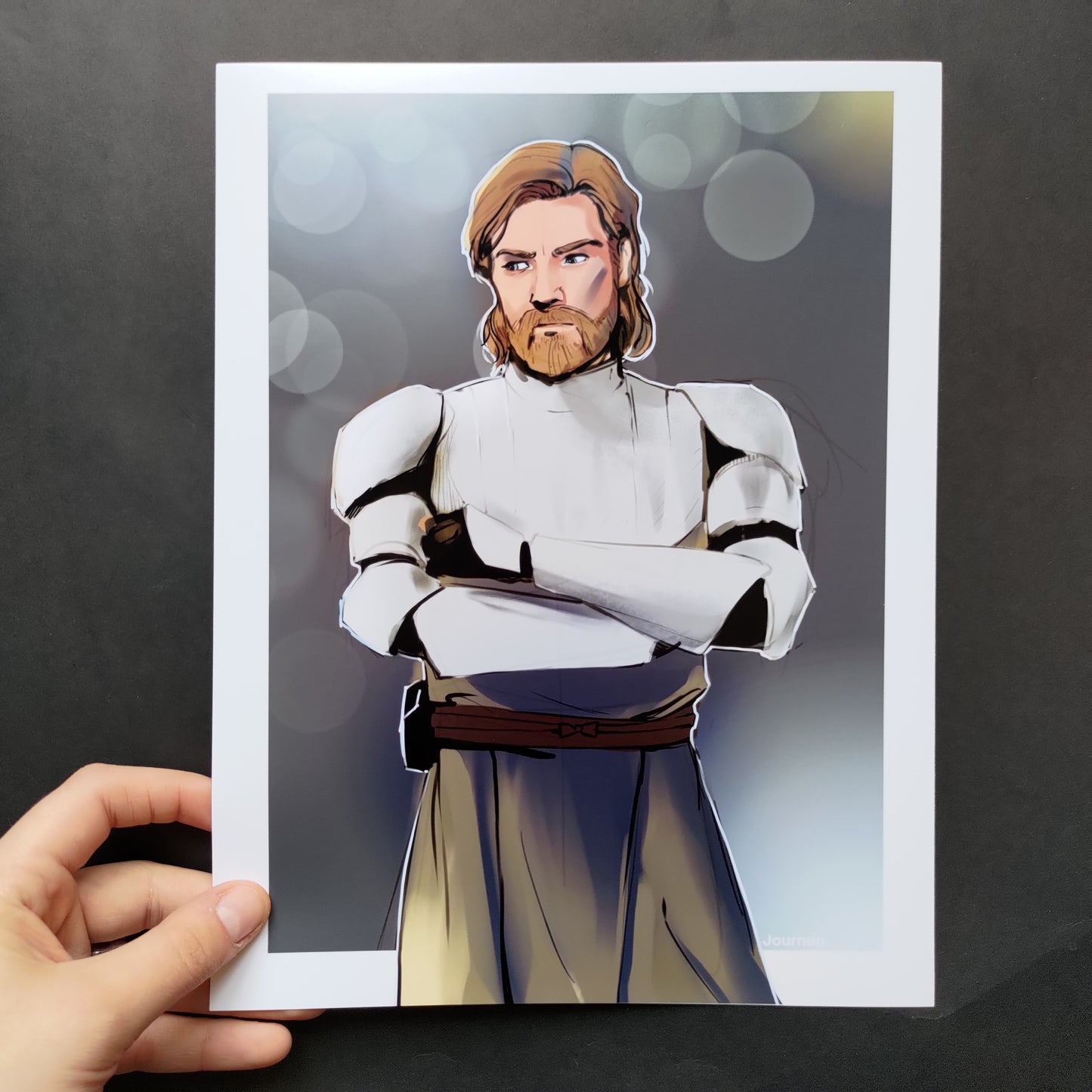 Mullet Clone Wars Obi - Art Print