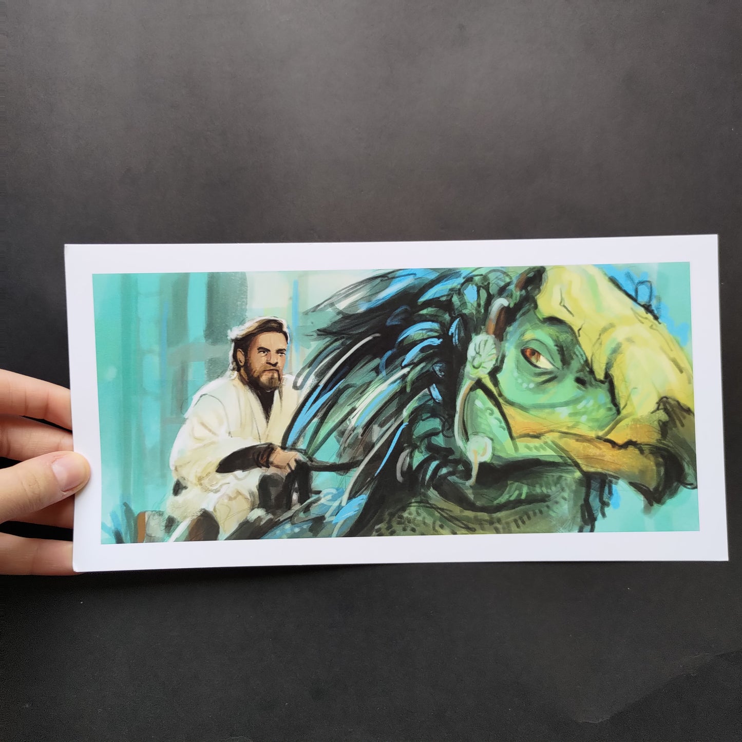 SW Prequels Screenshot Paintings! - Art Prints