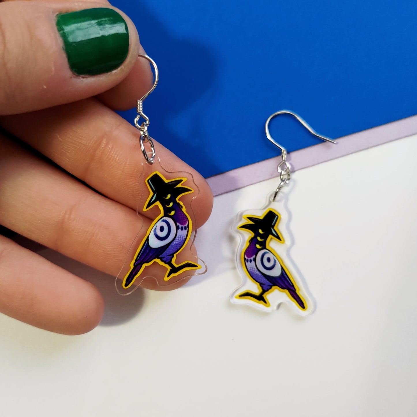 Kpop Demon Hunters Bird and Tiger Earrings & Phone Charms!