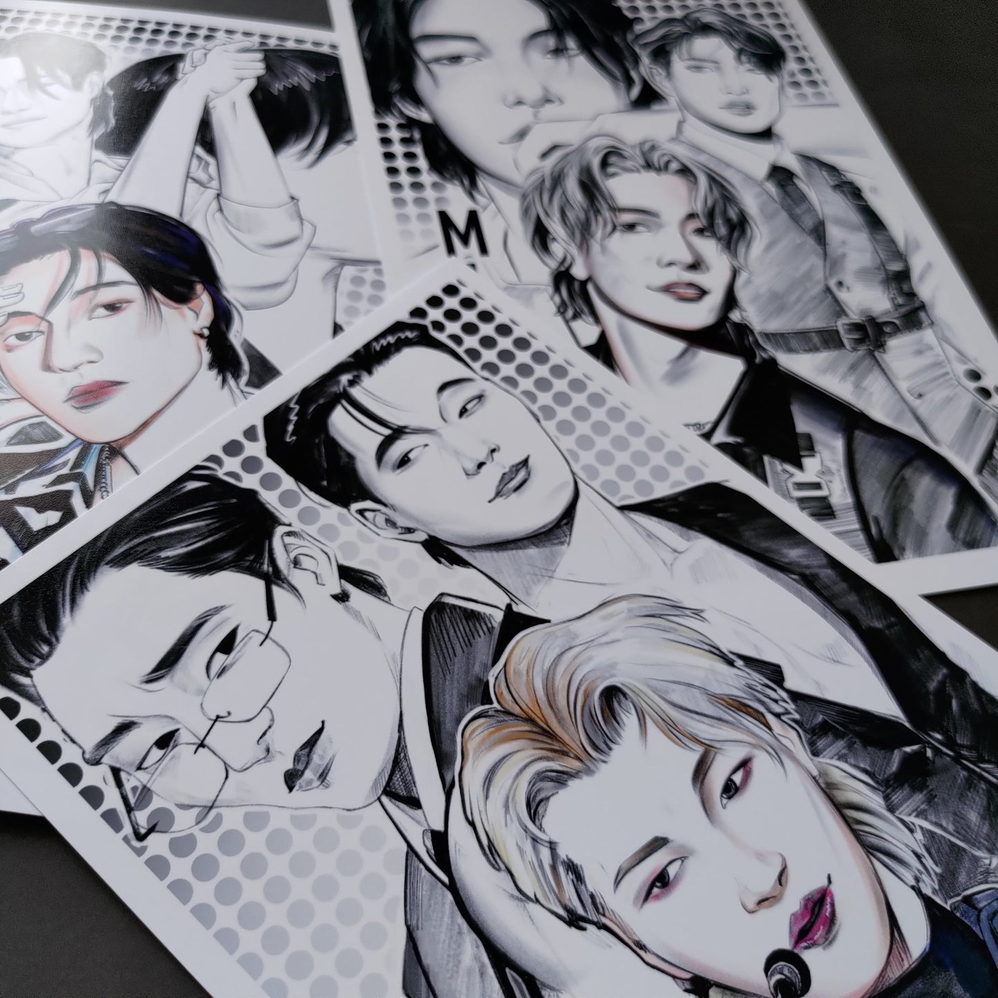 ATEEZ Members - Art Prints