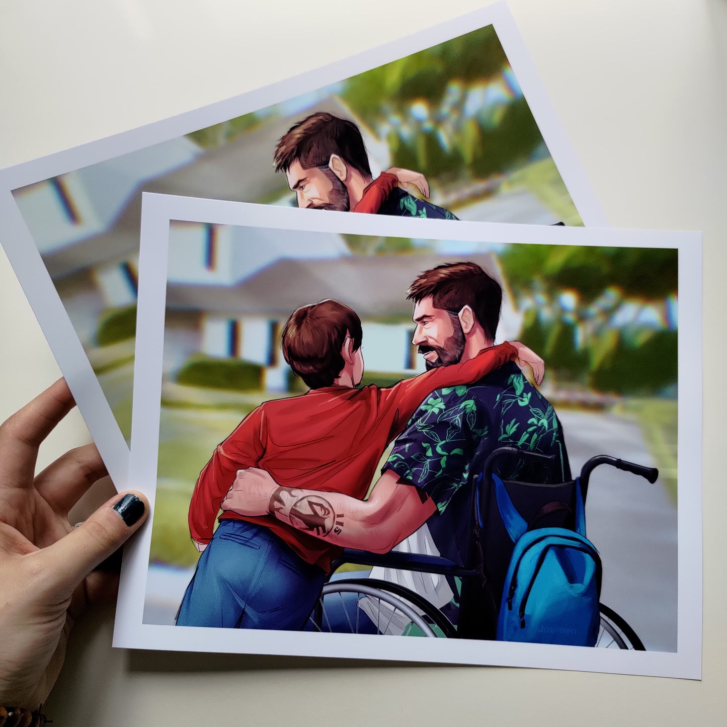 Little David Mason and Woods - Art Print