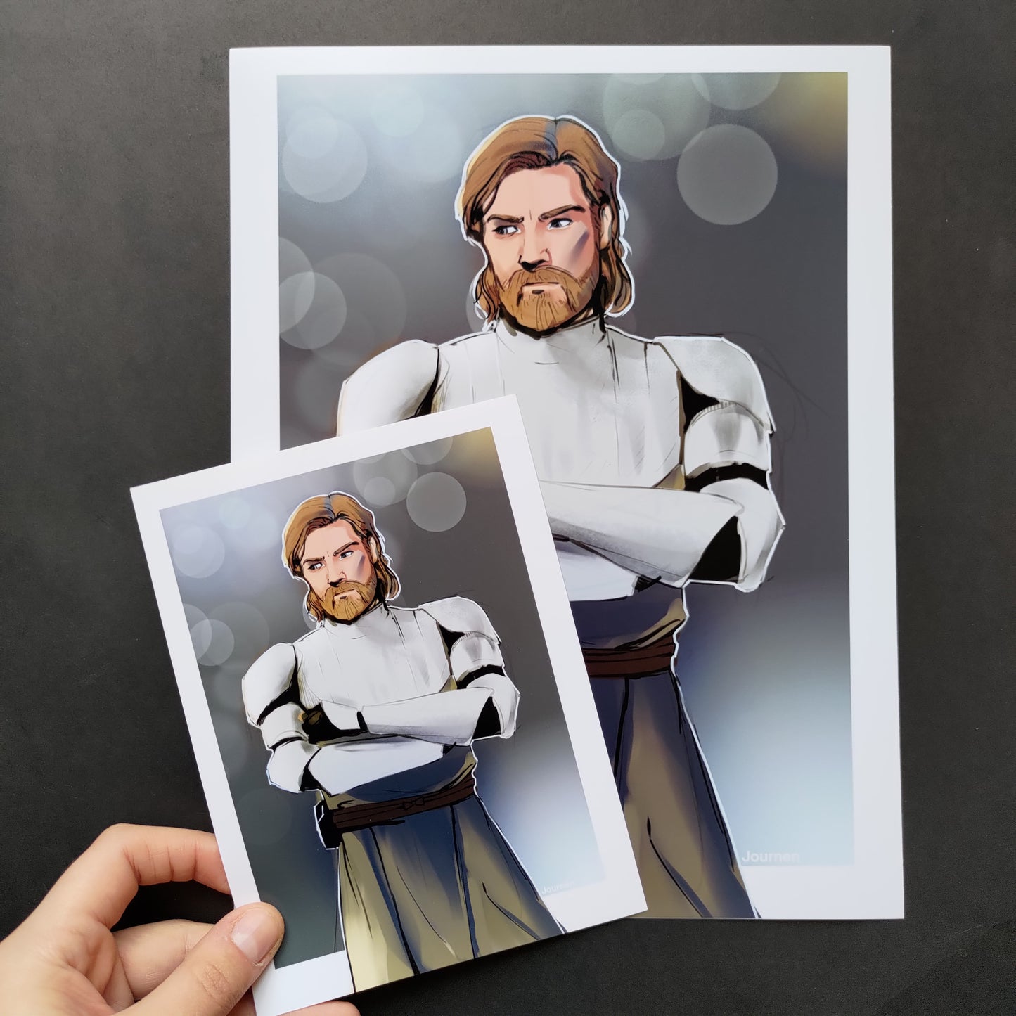 Mullet Clone Wars Obi - Art Print