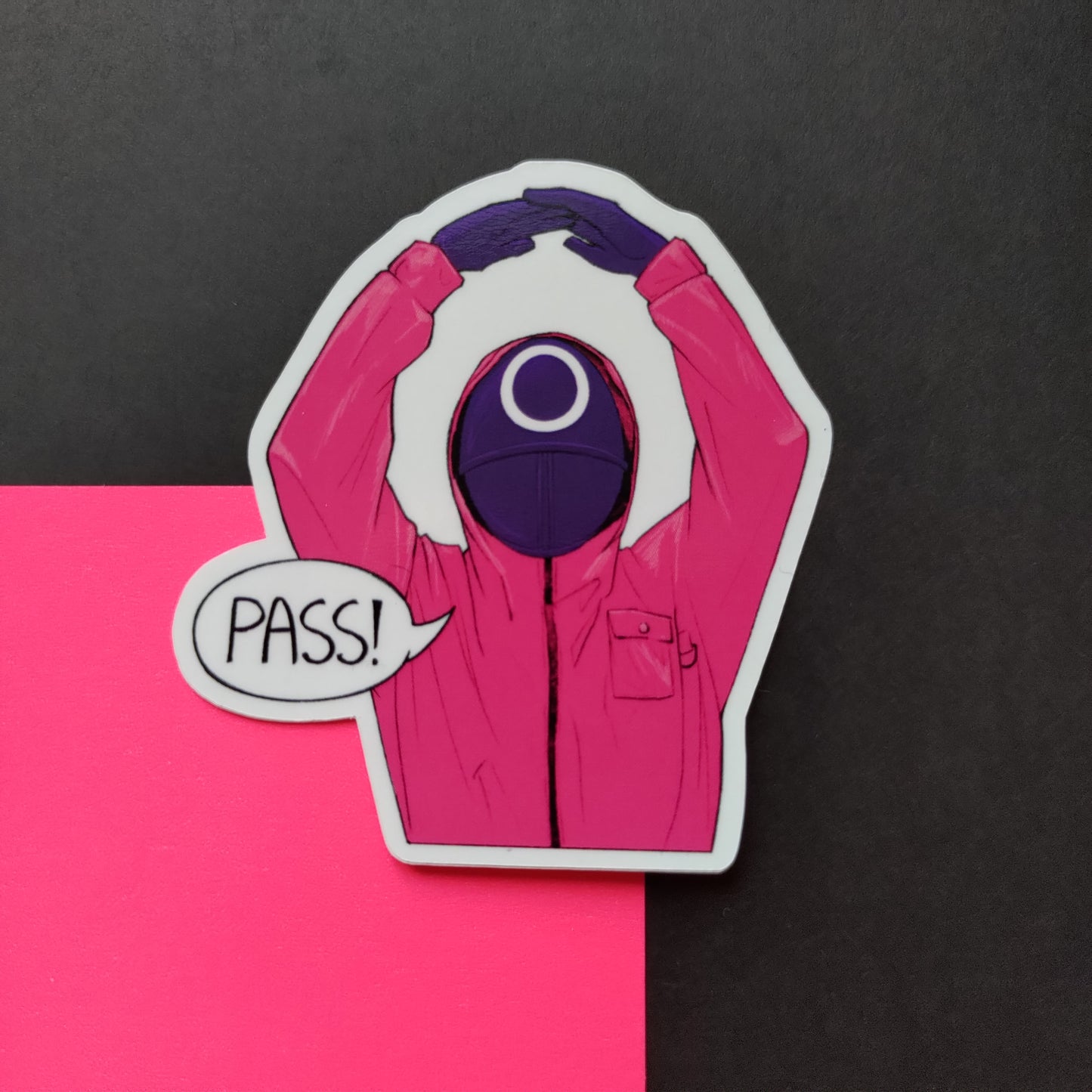 Pink Guard Stickers!