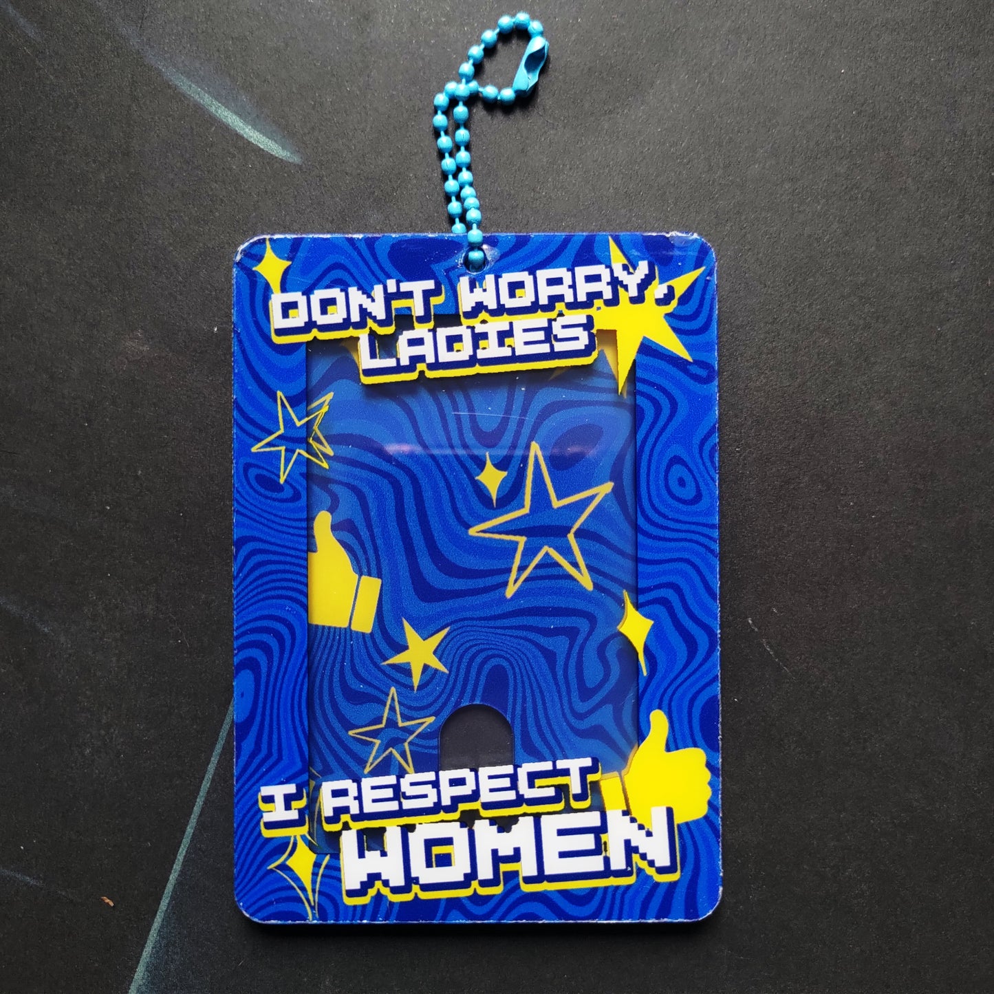 I RESPECT WOMEN Acrylic Photocard Holder