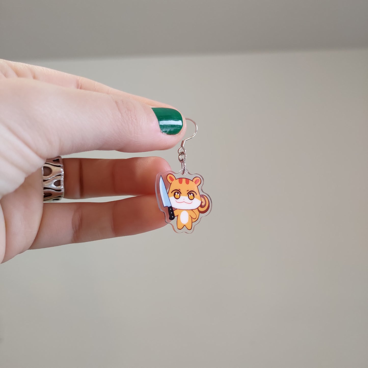 Jjongrami Knife Earrings / Phone Charm!