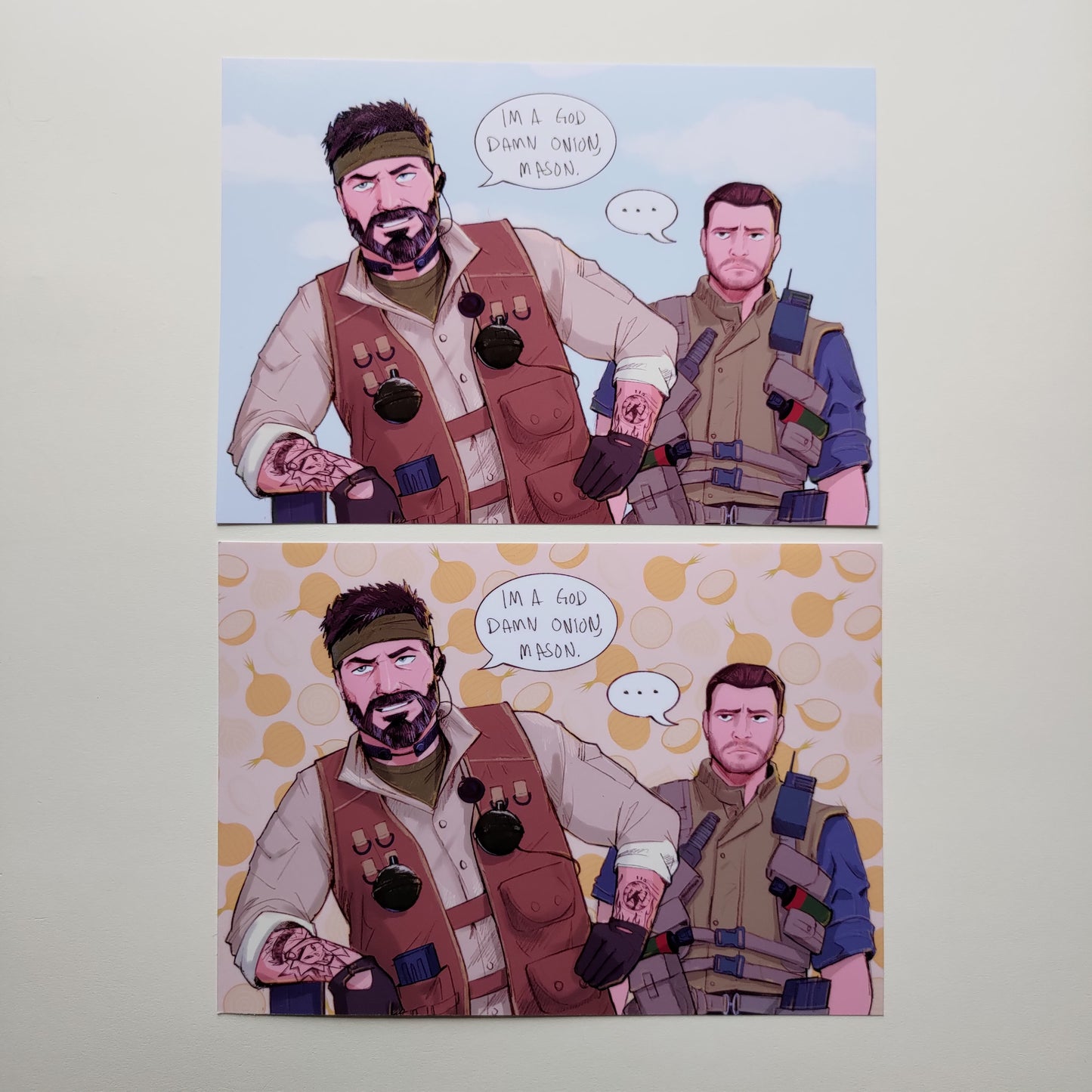 I'm a god damn Onion, Mason! - Art Print