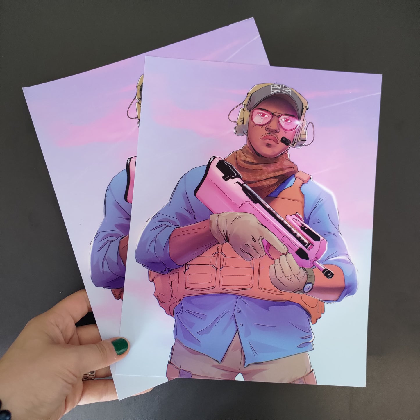 Gaz Portrait - Art Print