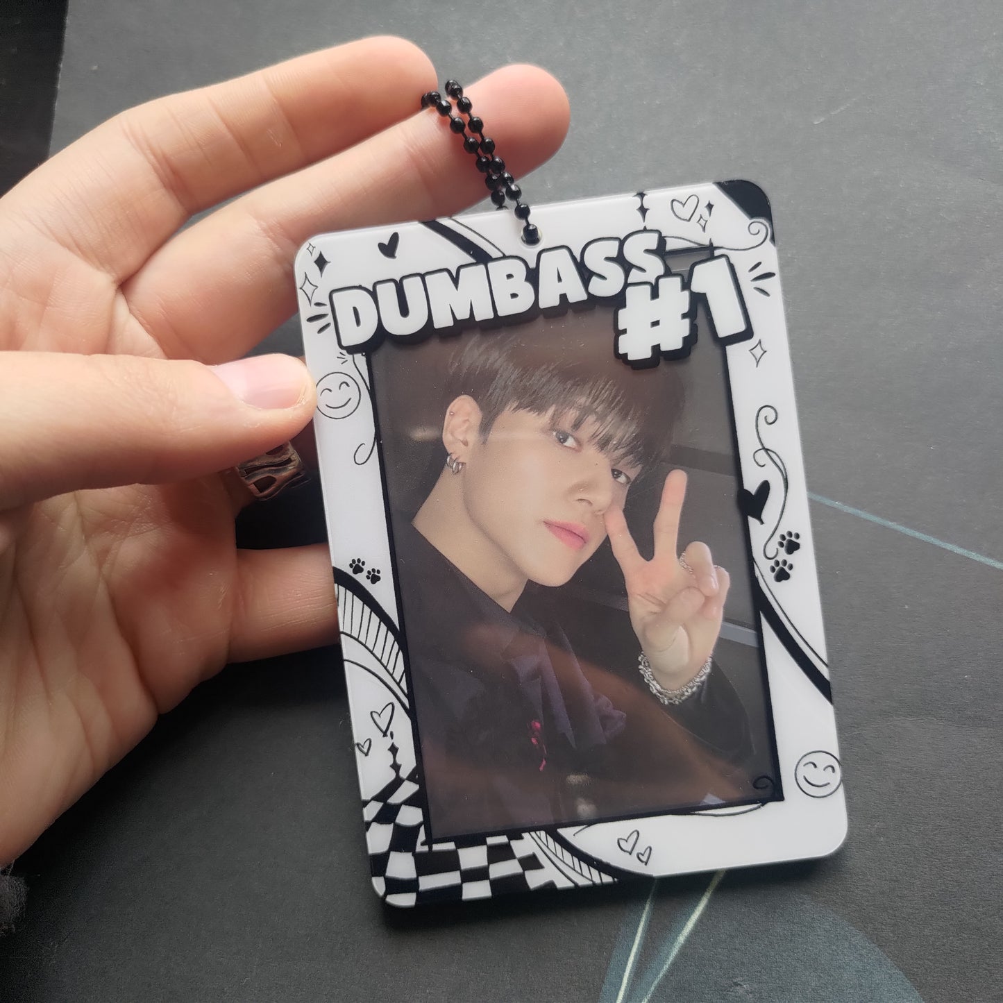 DUMBASS #1 and #2 Acrylic Photocard Holder