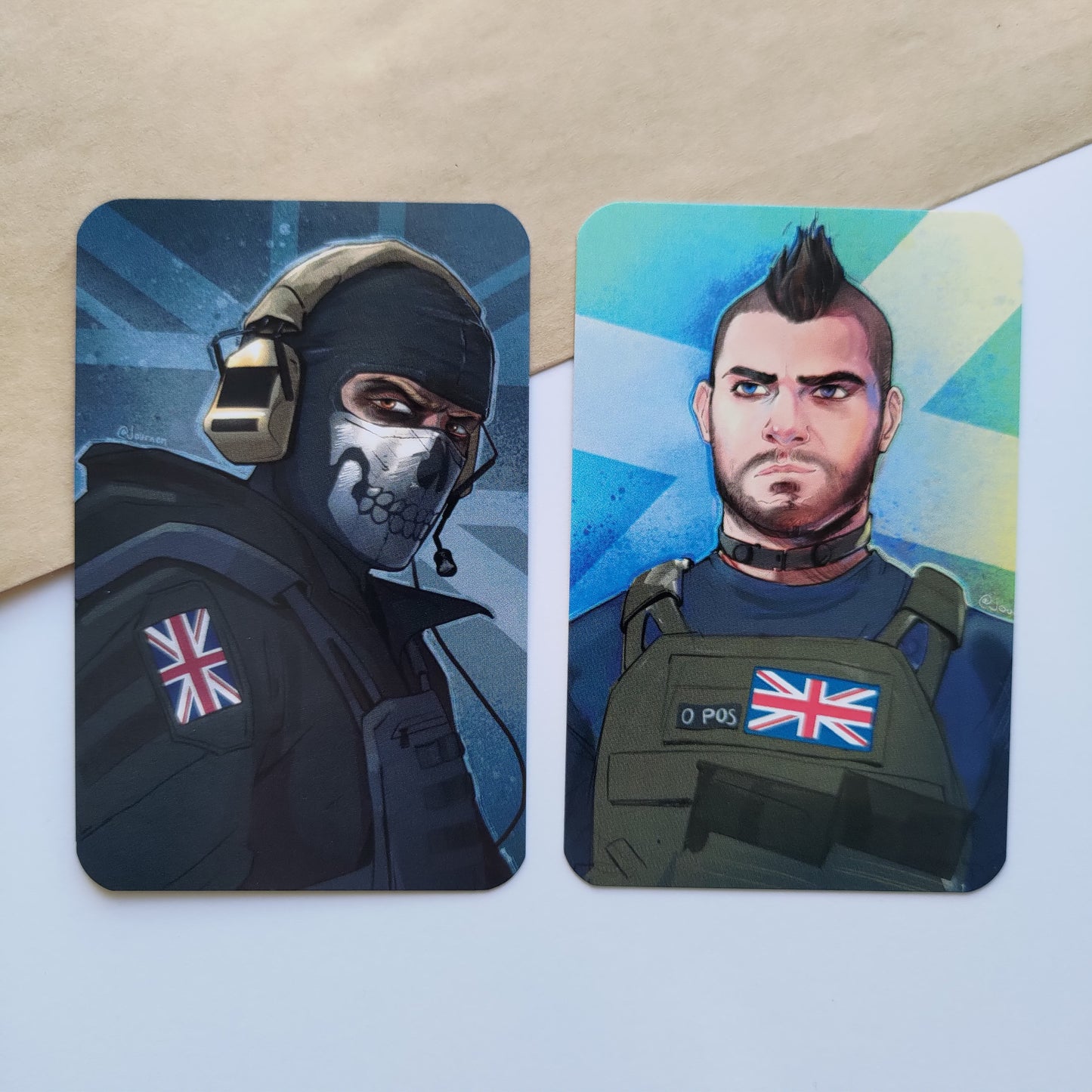 CoD PHOTOCARDS - Ghost, Soap, Price, Gaz, Adler, Woods