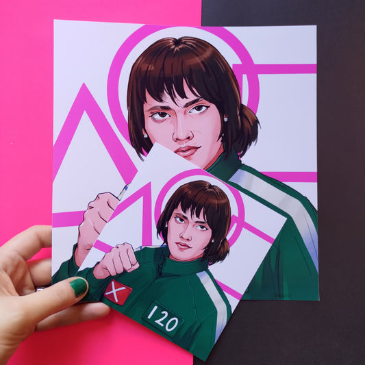 Player 120 Portrait - Art Print