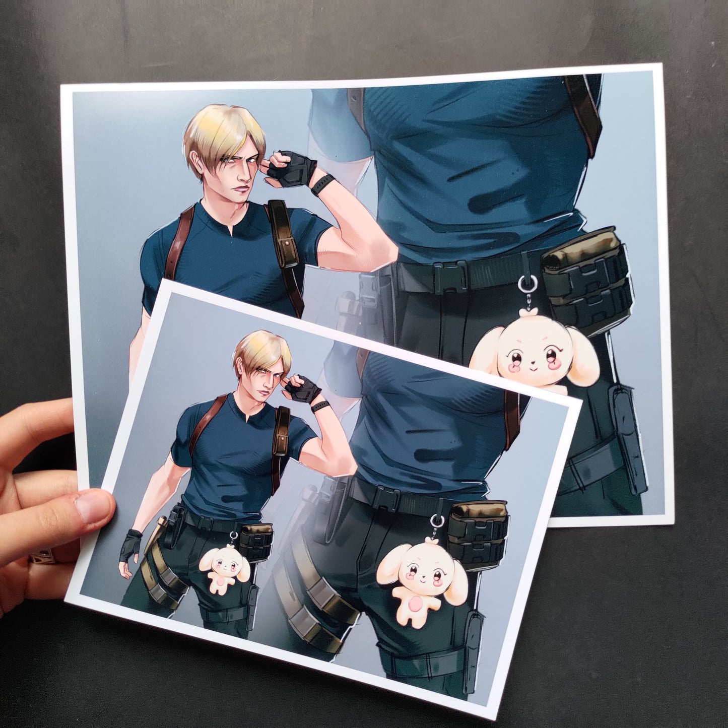 "TACTICAL HETMONGI" Leon Kennedy - Art Prints