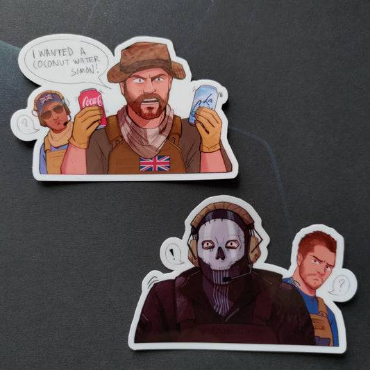 Coconut Water Simon Stickers!