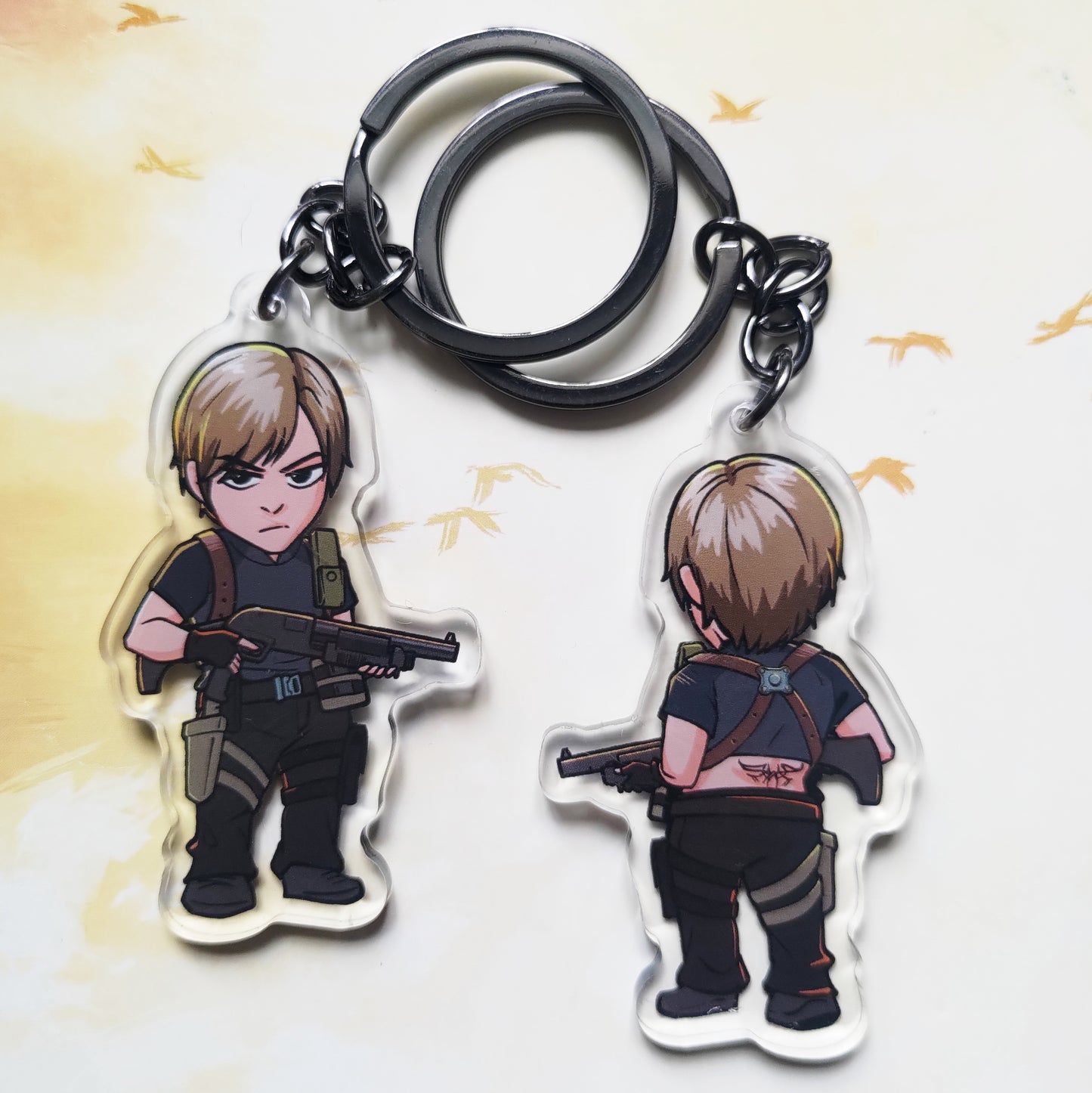 Leon Kennedy Acrylic Charm Keychain